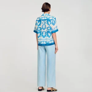 Tops & Camisas<Sandro Paris Camisa Estampada
