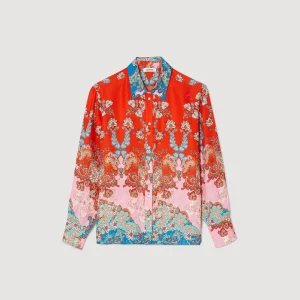 Tops & Camisas<Sandro Paris Camisa Estampada