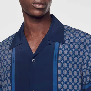Camisas<Sandro Paris Camisa Estampada De Manga Corta