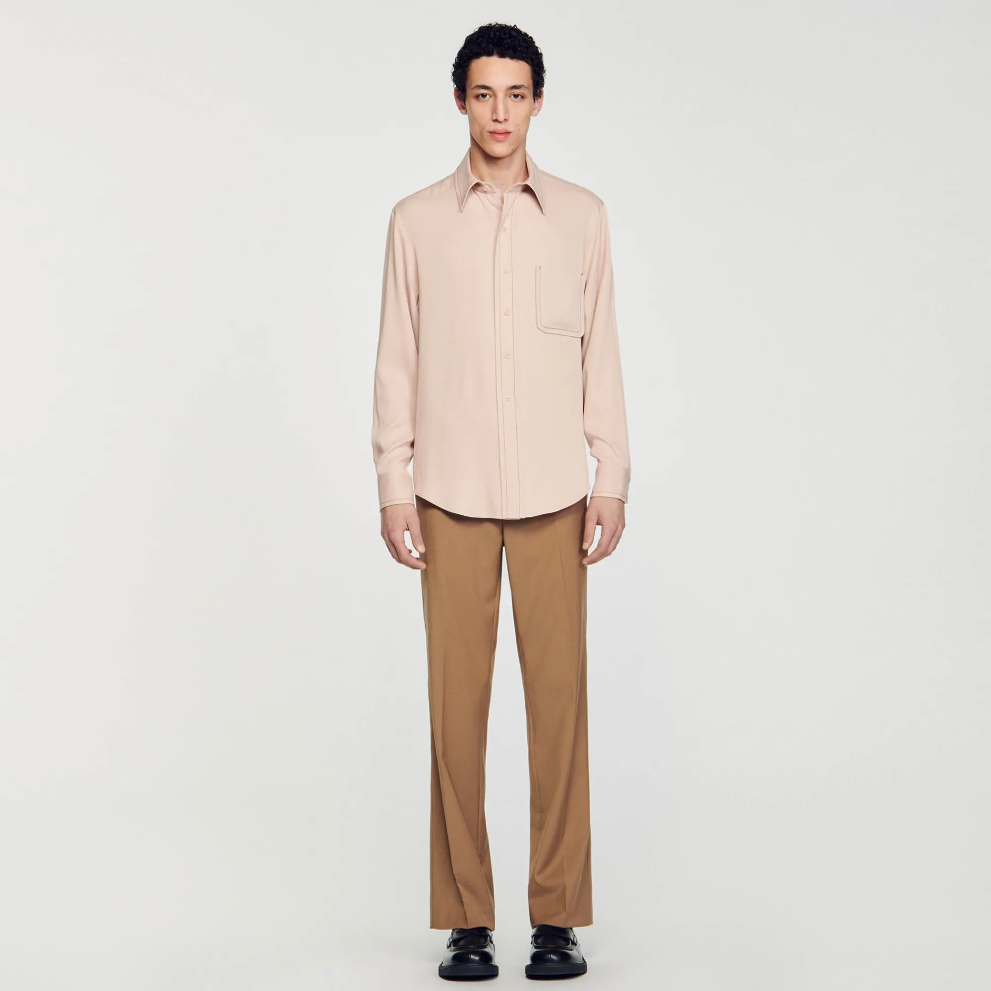 camisa_fluida_1-1.webp Camisas<Sandro Paris Camisa Fluida