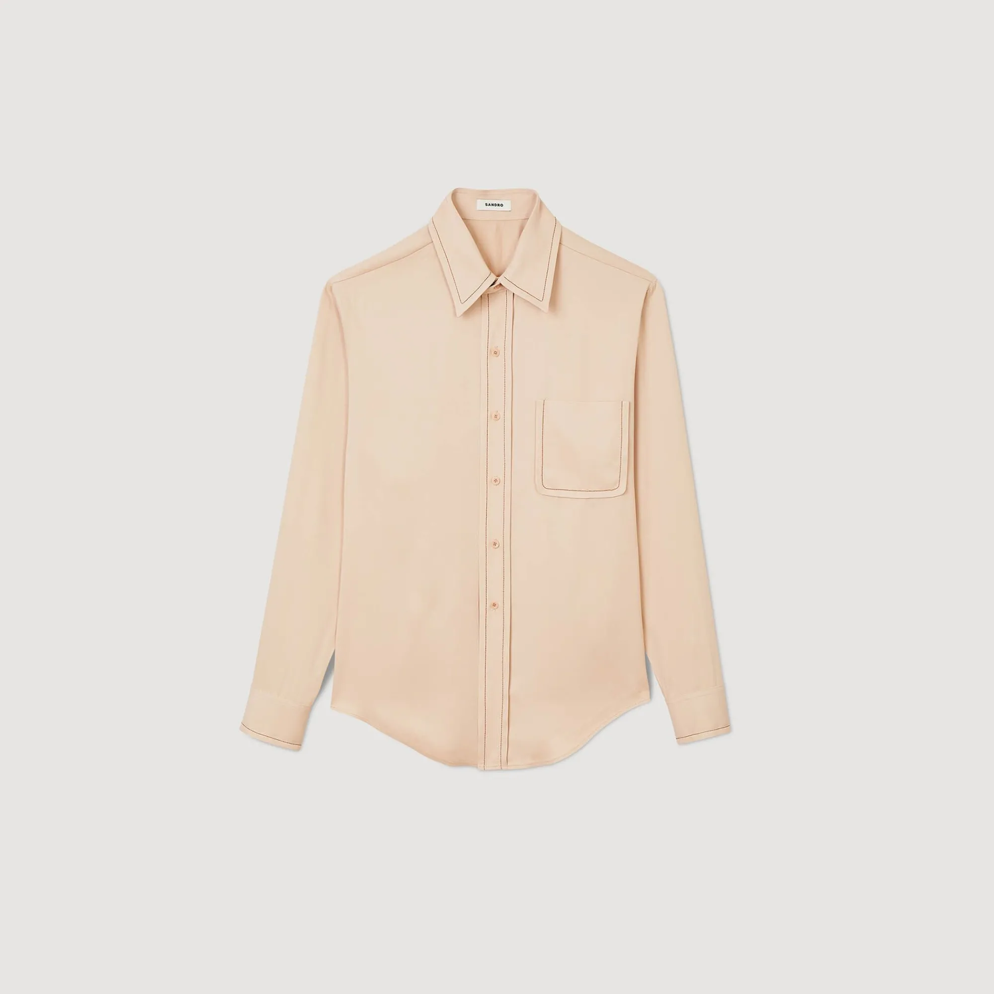 camisa_fluida_5-1.webp Camisas<Sandro Paris Camisa Fluida