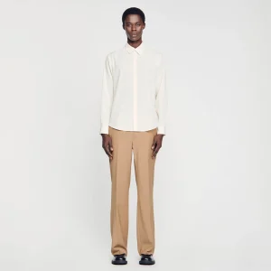 Camisas<Sandro Paris Camisa Fluida Plisada
