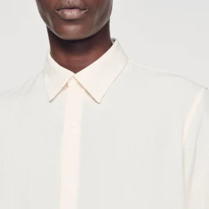 Camisas<Sandro Paris Camisa Fluida Plisada