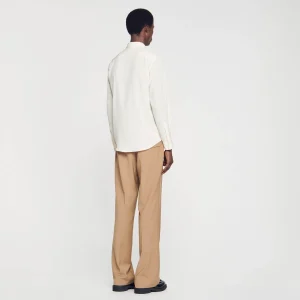 Camisas<Sandro Paris Camisa Fluida Plisada