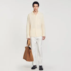 Camisas<Sandro Paris Camisa Oversize De Punto