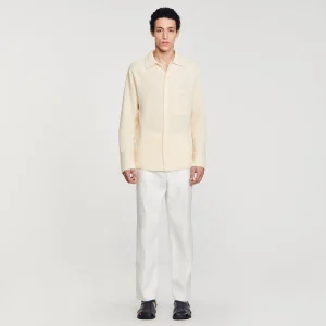 Camisas<Sandro Paris Camisa Oversize De Punto