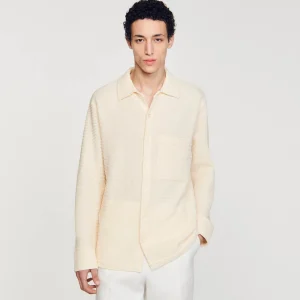 Camisas<Sandro Paris Camisa Oversize De Punto