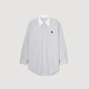 Tops & Camisas<Sandro Paris Camisa Oversize De Rayas