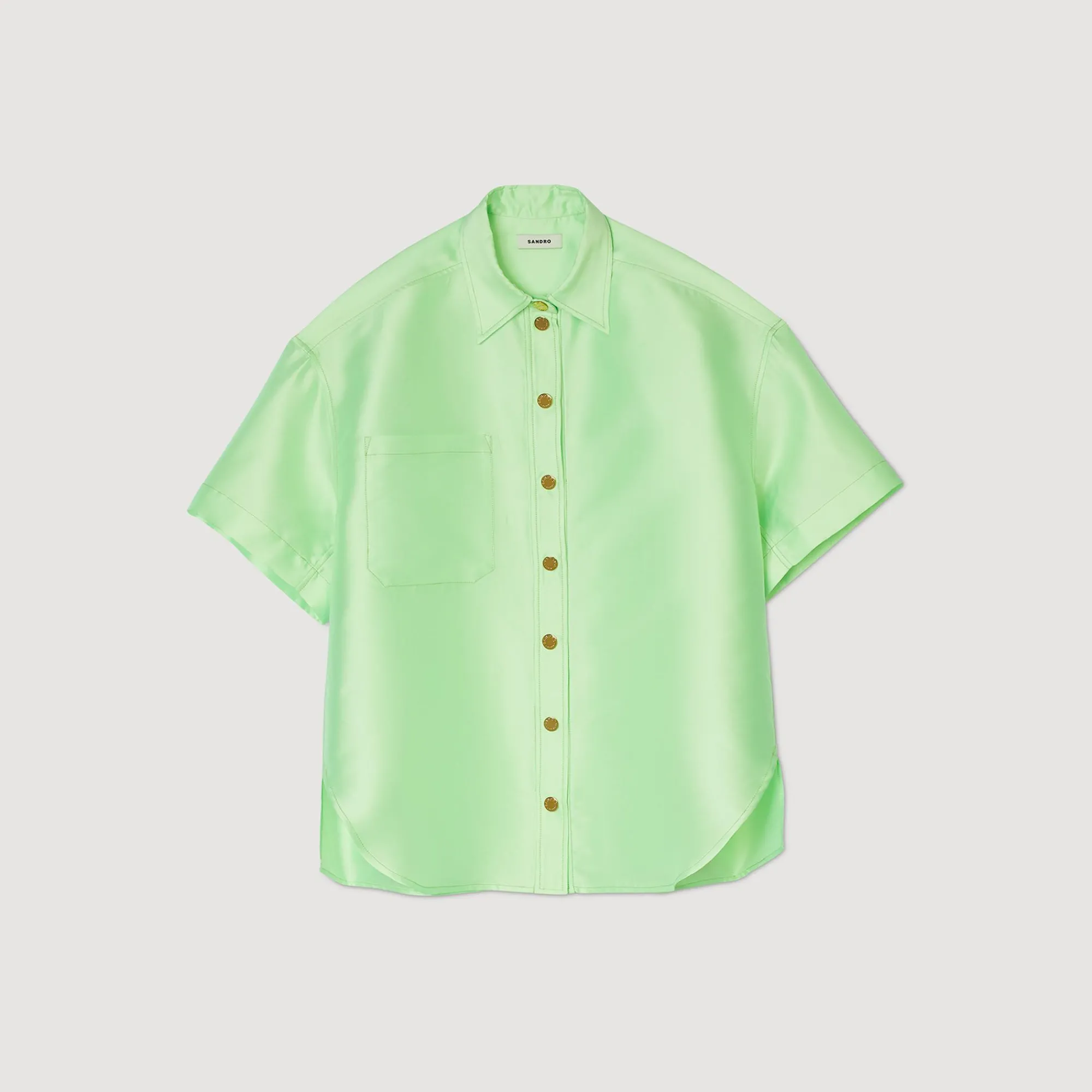 camisa_oversize_satinada_5.webp Conjuntos<Sandro Paris Camisa Oversize Satinada