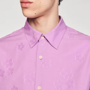 Camisas<Sandro Paris Camisa Sobredimensionada De Jacquard