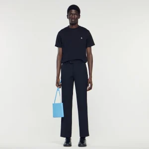 Camisetas & Polos<Sandro Paris Camiseta Con Parche Square Cross