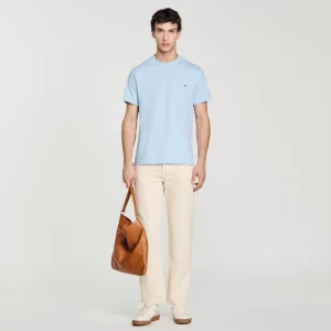 Camisetas & Polos<Sandro Paris Camiseta Con Parche Square Cross