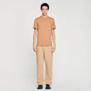 Camisetas & Polos<Sandro Paris Camiseta Con Parche Square Cross