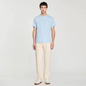 Camisetas & Polos<Sandro Paris Camiseta Con Parche Square Cross
