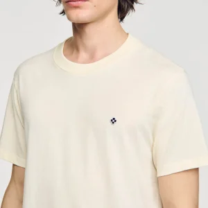 Camisetas & Polos<Sandro Paris Camiseta Con Parche Square Cross