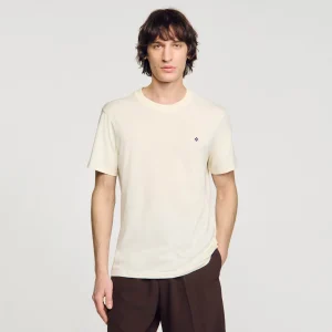 Camisetas & Polos<Sandro Paris Camiseta Con Parche Square Cross