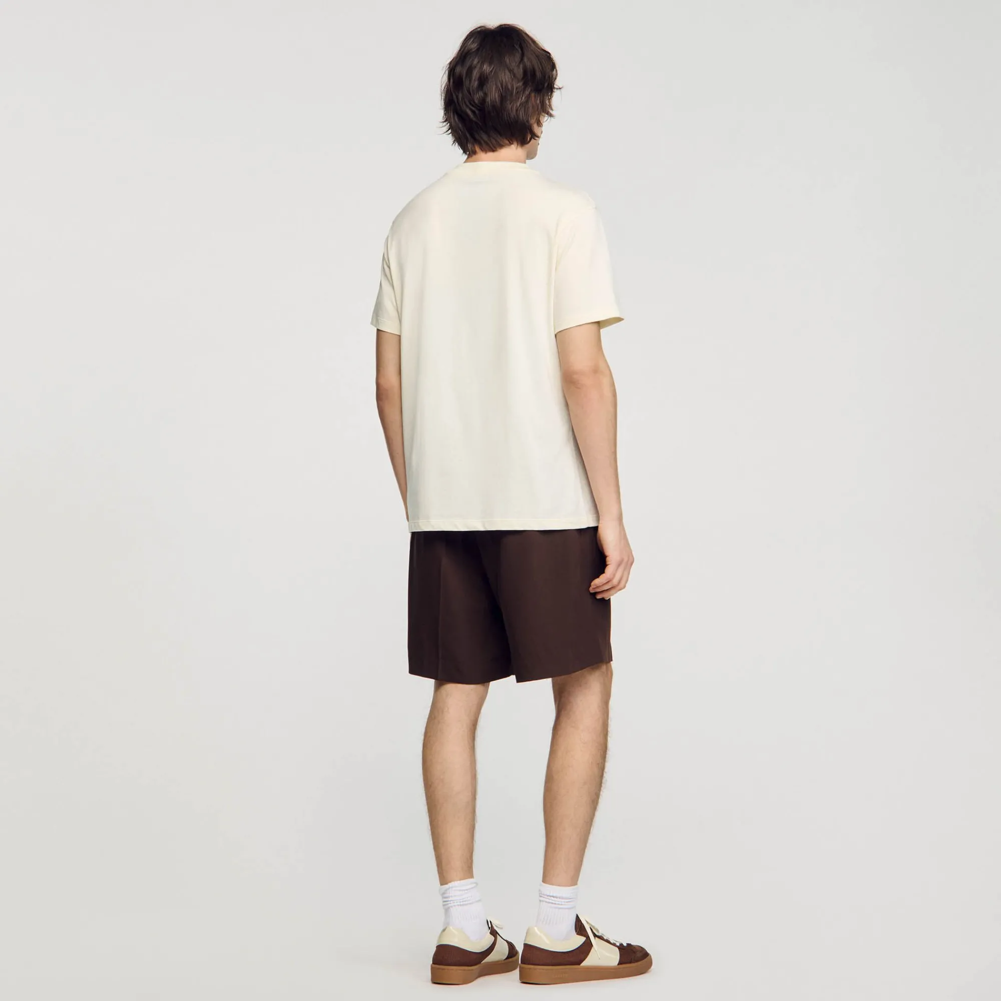 camiseta_con_parche_square_cross_4-2.webp Camisetas & Polos<Sandro Paris Camiseta Con Parche Square Cross