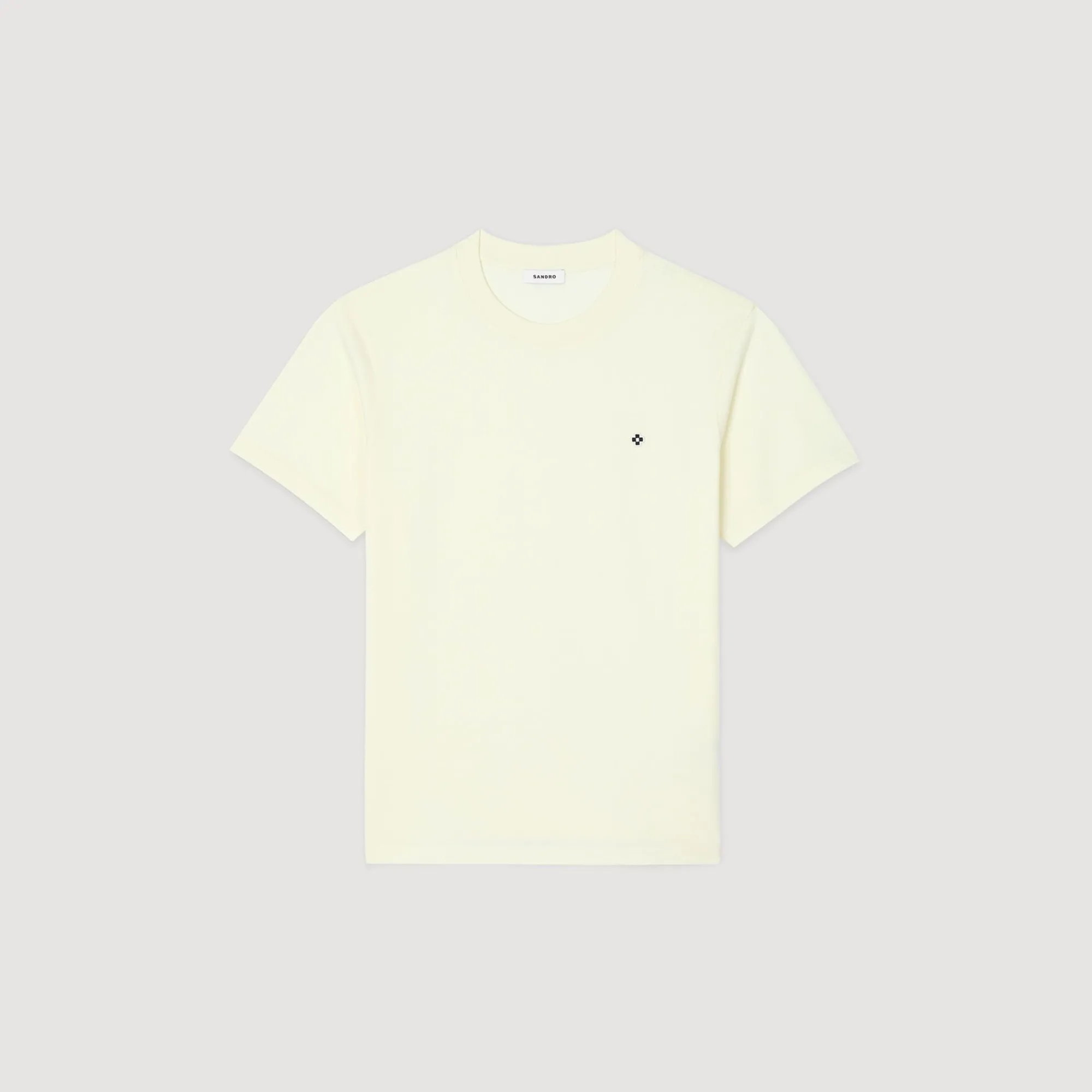 camiseta_con_parche_square_cross_5-2.webp Camisetas & Polos<Sandro Paris Camiseta Con Parche Square Cross