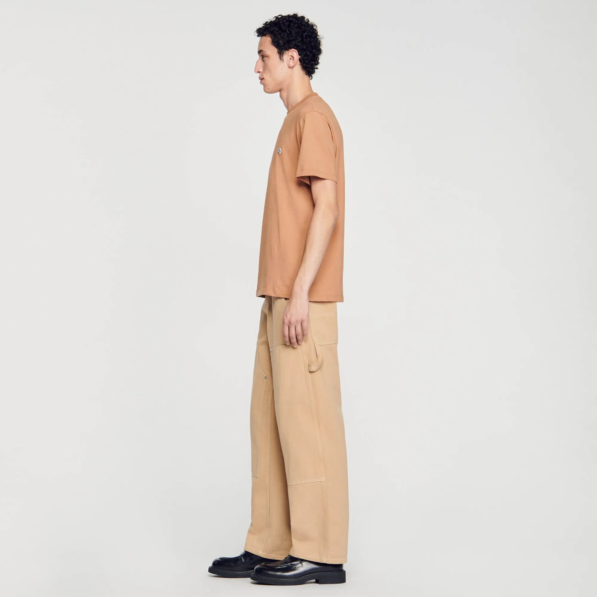 camiseta_con_parche_square_cross_5-3.webp Camisetas & Polos<Sandro Paris Camiseta Con Parche Square Cross