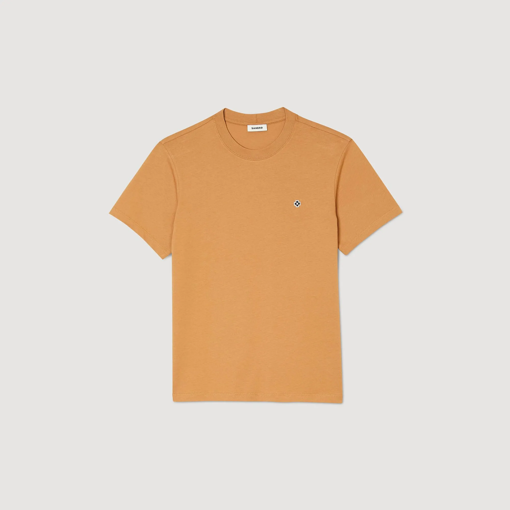 camiseta_con_parche_square_cross_6-2.webp Camisetas & Polos<Sandro Paris Camiseta Con Parche Square Cross