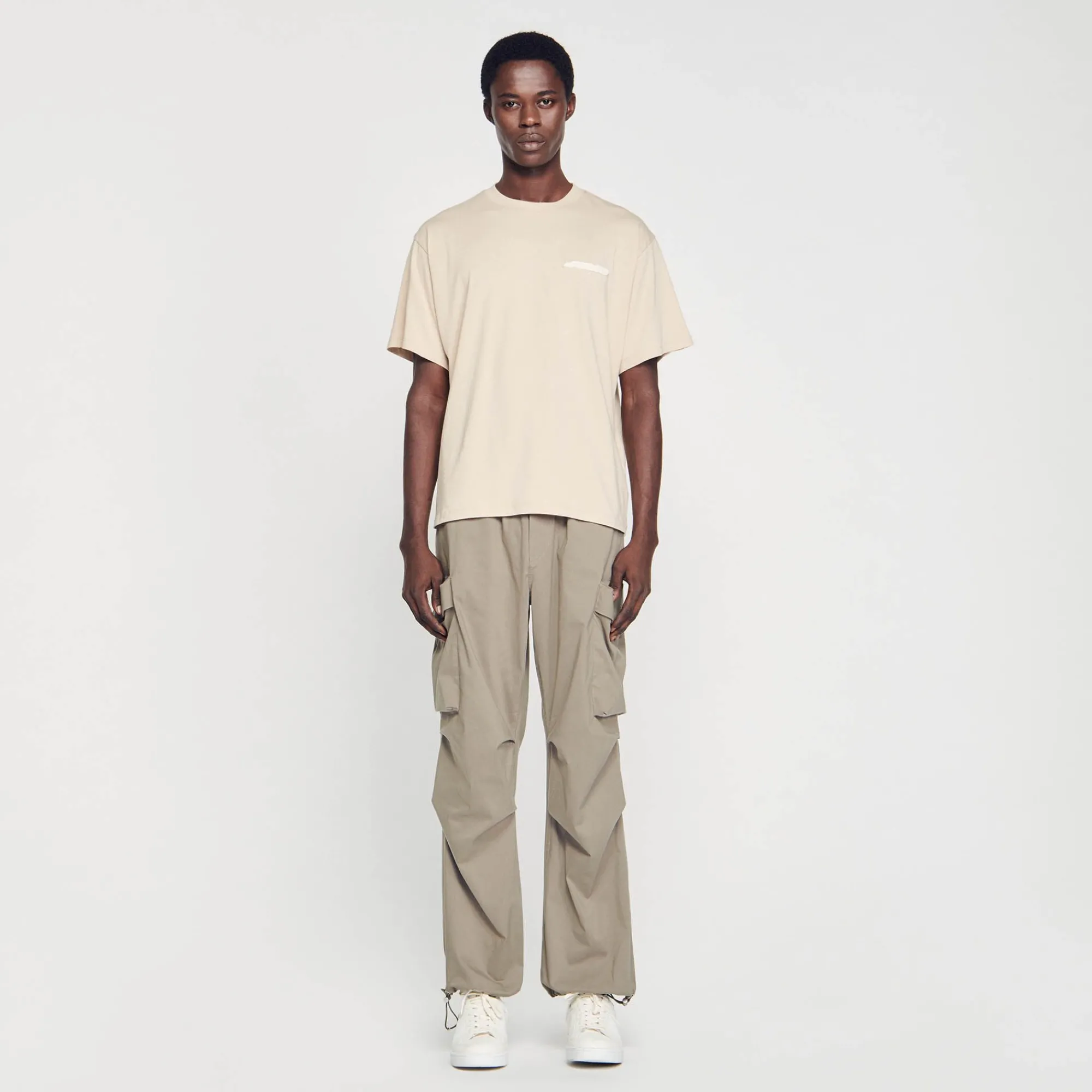 camiseta_de_algodon_1-3.webp Camisetas & Polos<Sandro Paris Camiseta De Algodon
