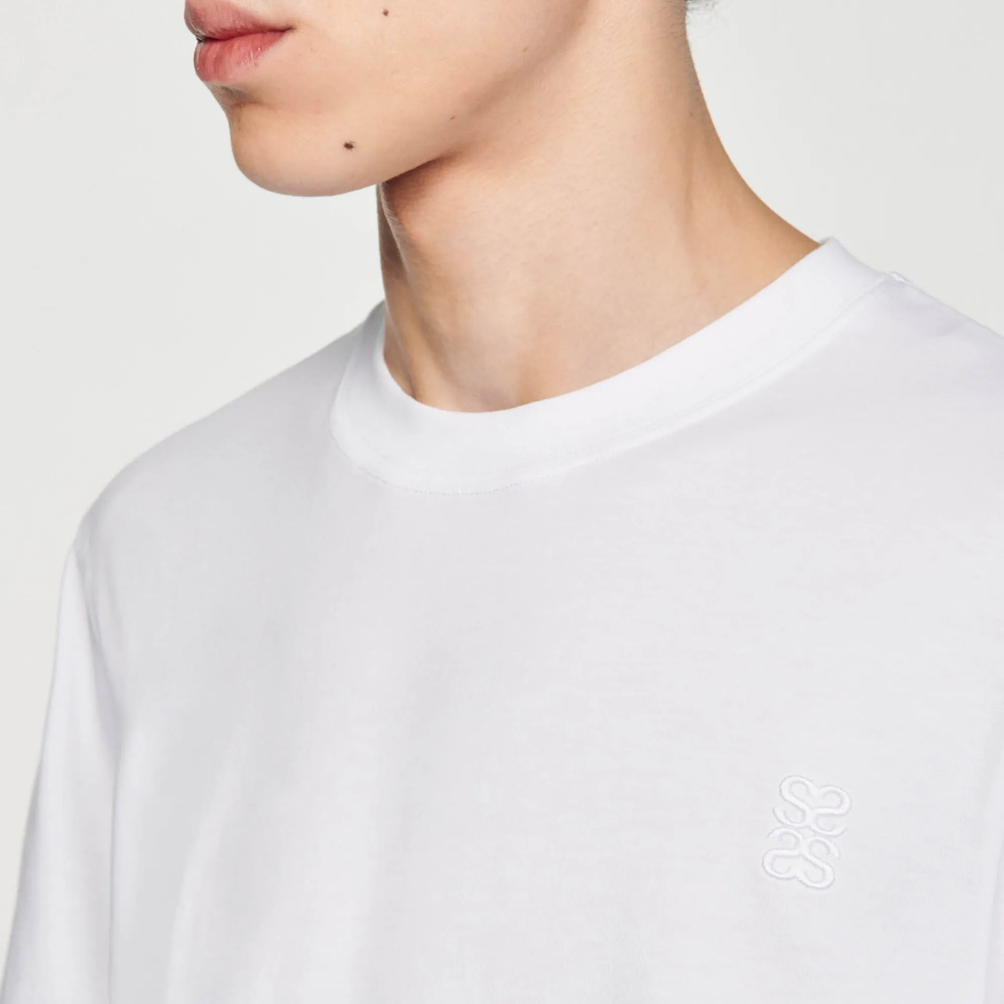 camiseta_de_algodon_2.webp Camisetas & Polos<Sandro Paris Camiseta De Algodon