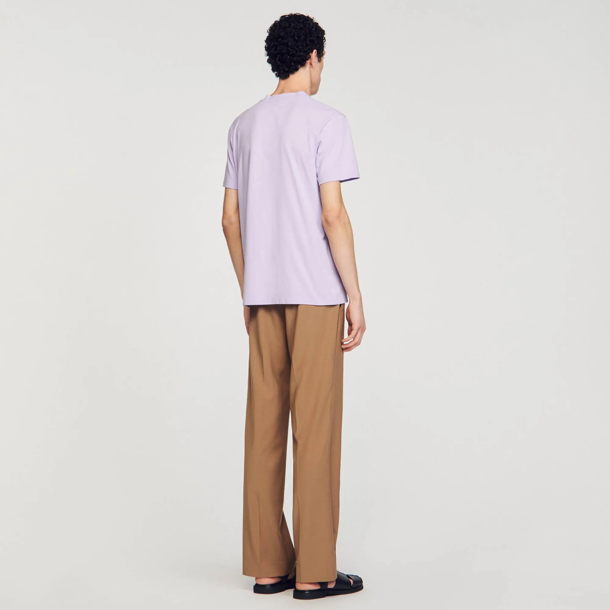 camiseta_de_algodon_4-2.webp Camisetas & Polos<Sandro Paris Camiseta De Algodon