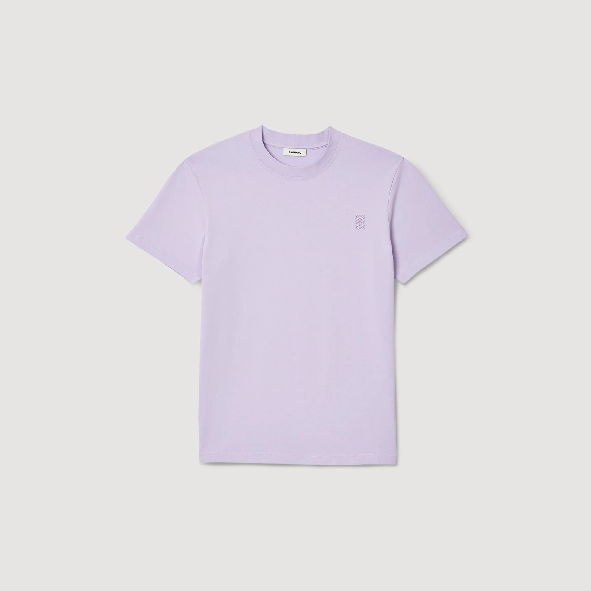 camiseta_de_algodon_5-2.webp Camisetas & Polos<Sandro Paris Camiseta De Algodon