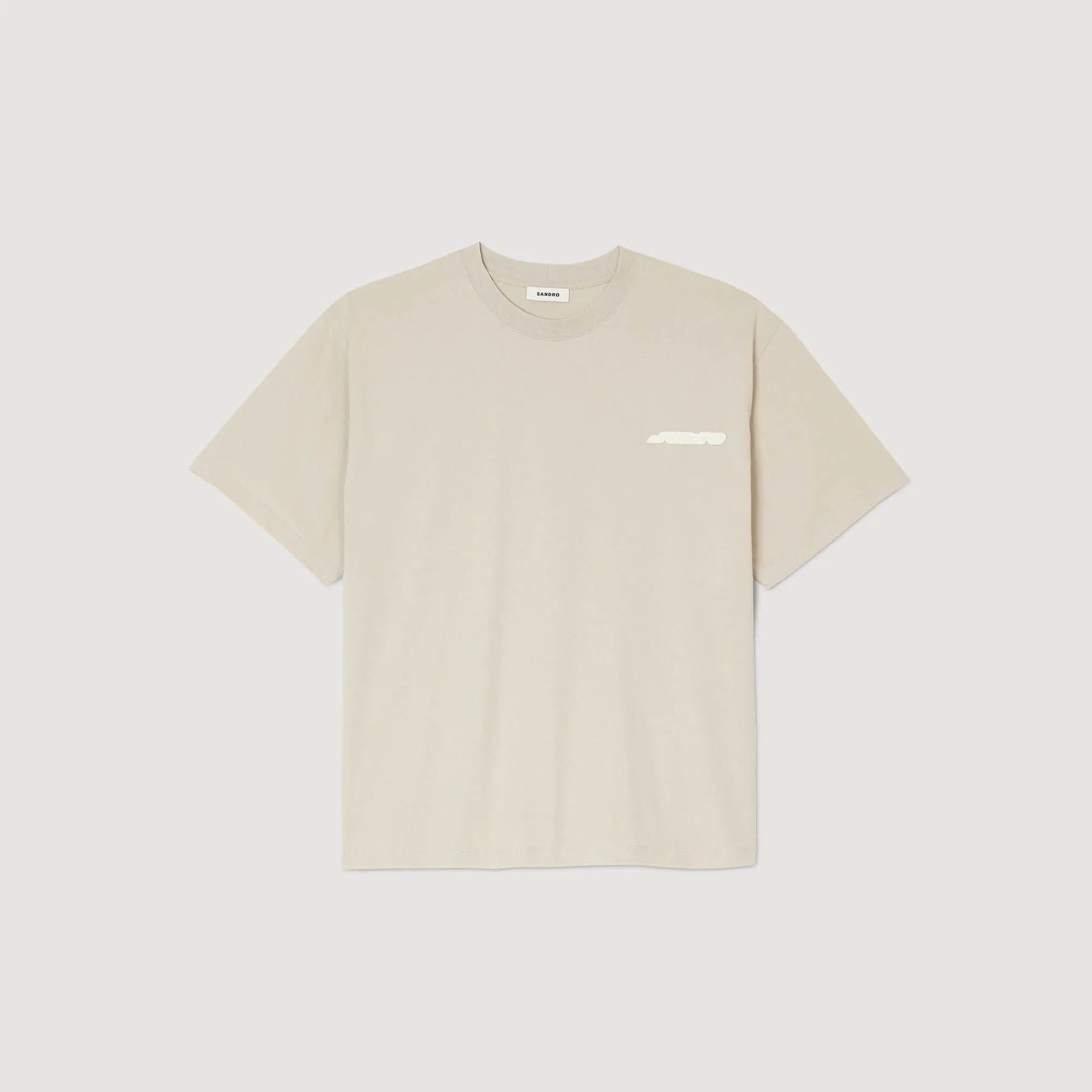 camiseta_de_algodon_6-1.webp Camisetas & Polos<Sandro Paris Camiseta De Algodon