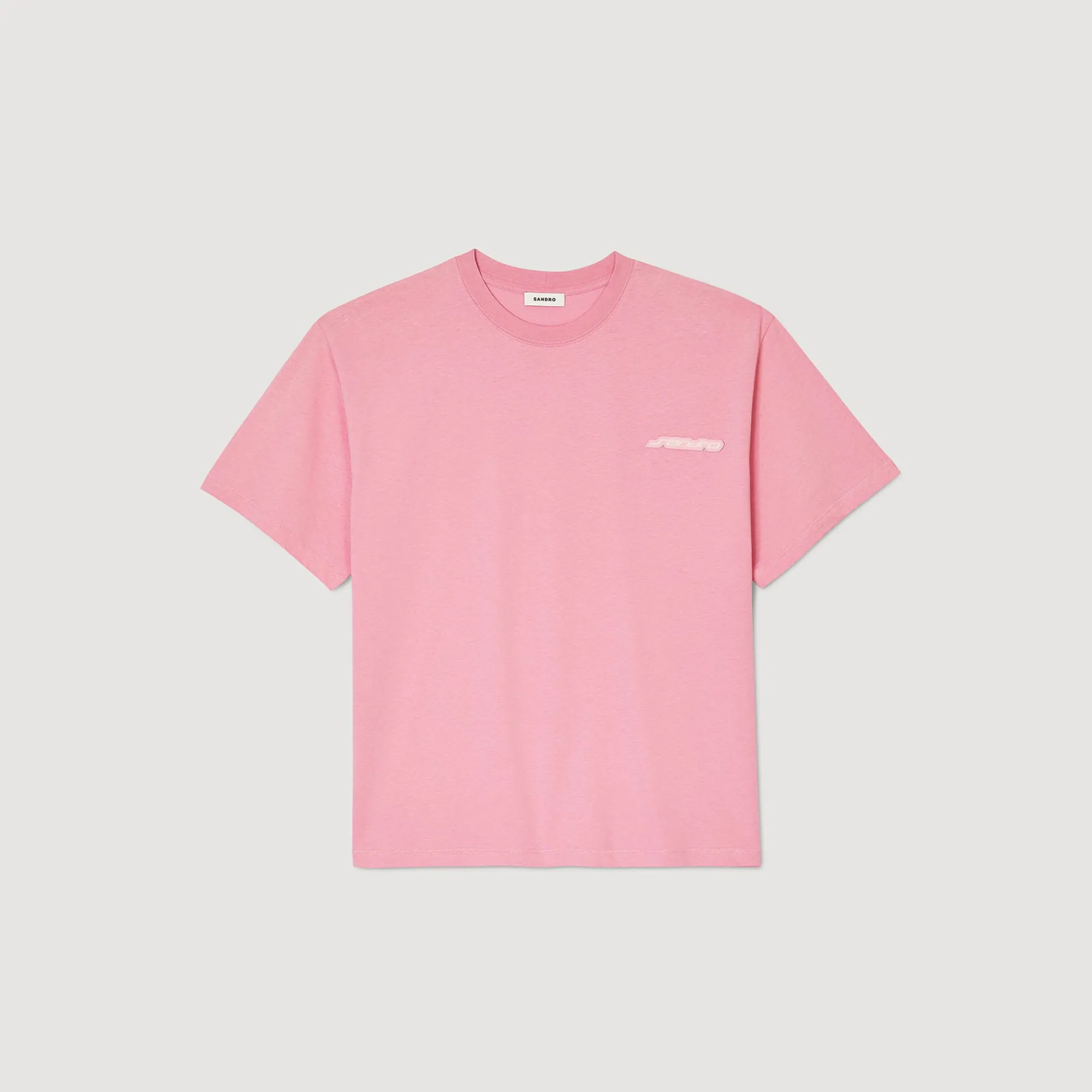 camiseta_de_algodon_6.webp Camisetas & Polos<Sandro Paris Camiseta De Algodon