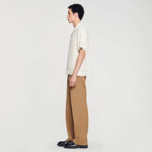 Camisas<Sandro Paris Camiseta De Manga Corta Square Cross