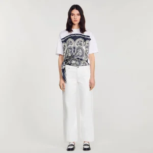 Camisetas<Sandro Paris Camiseta Fular