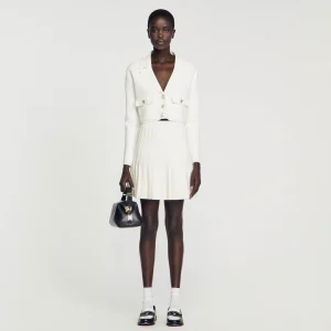 Jerseys & Cárdigans<Sandro Paris Cardicoat Con Bisuteria