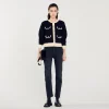 Jerseys & Cárdigans<Sandro Paris Cardigan Bicolor Con Botones