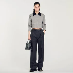 Jerseys & Cárdigans<Sandro Paris Cardigan Corto