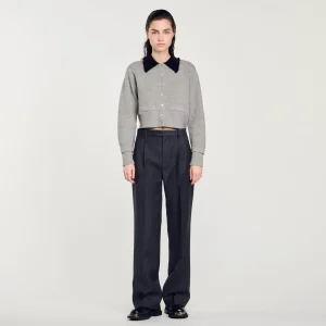 Jerseys & Cárdigans<Sandro Paris Cardigan Corto