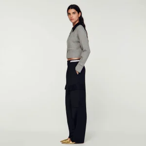 Jerseys & Cárdigans<Sandro Paris Cardigan Corto