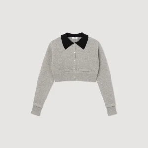 Jerseys & Cárdigans<Sandro Paris Cardigan Corto