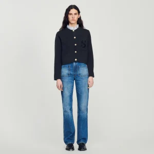 Otros Accesorios<Sandro Paris Cardigan De Lana Certificada