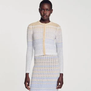 Conjuntos<Sandro Paris Cardigan De Punto Degradado