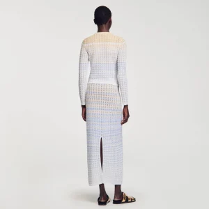 Conjuntos<Sandro Paris Cardigan De Punto Degradado