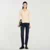 Jerseys & Cárdigans<Sandro Paris Cardigan De Viscosa Certificada