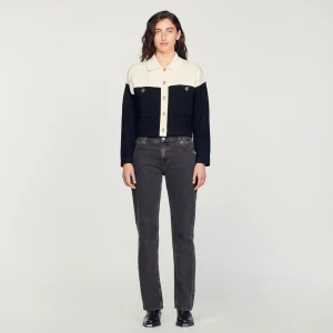 Jerseys & Cárdigans<Sandro Paris Cardigan De Viscosa Certificada