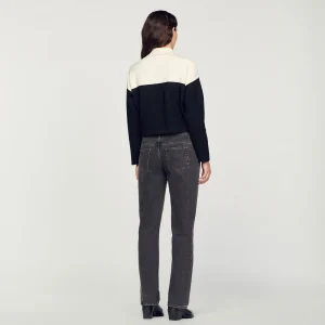 Jerseys & Cárdigans<Sandro Paris Cardigan De Viscosa Certificada