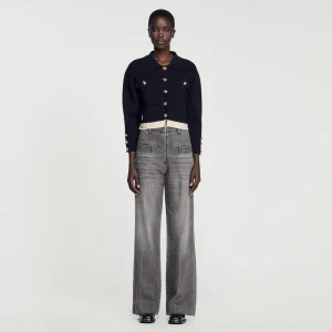 Jerseys & Cárdigans<Sandro Paris Cardigan Tipo Camisa