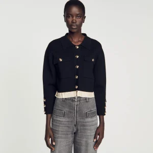 Jerseys & Cárdigans<Sandro Paris Cardigan Tipo Camisa