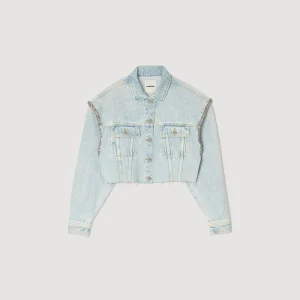 Cazadoras & Chaquetas<Sandro Paris Cazadora Vaquera Corta