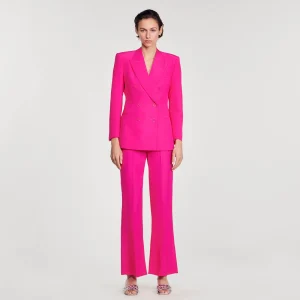 Trajes<Sandro Paris Chaqueta Con Botonadura Cruzada