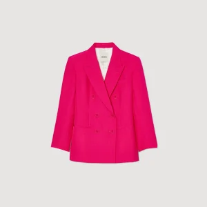 Trajes<Sandro Paris Chaqueta Con Botonadura Cruzada
