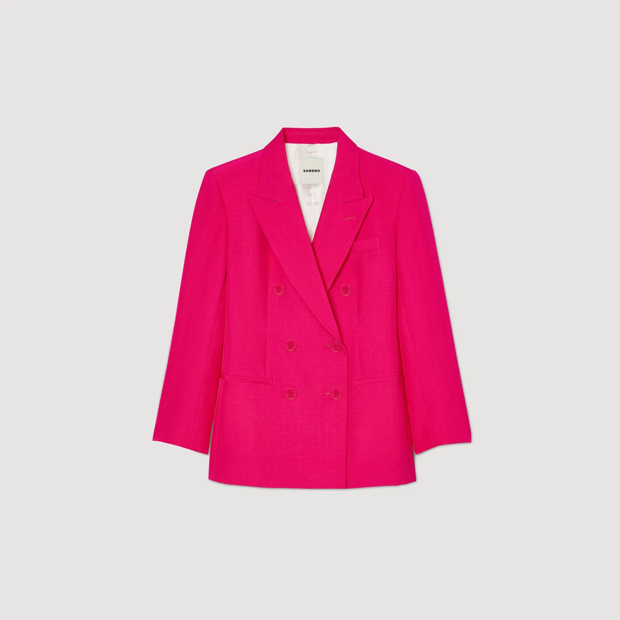chaqueta_con_botonadura_cruzada_5.webp Trajes<Sandro Paris Chaqueta Con Botonadura Cruzada
